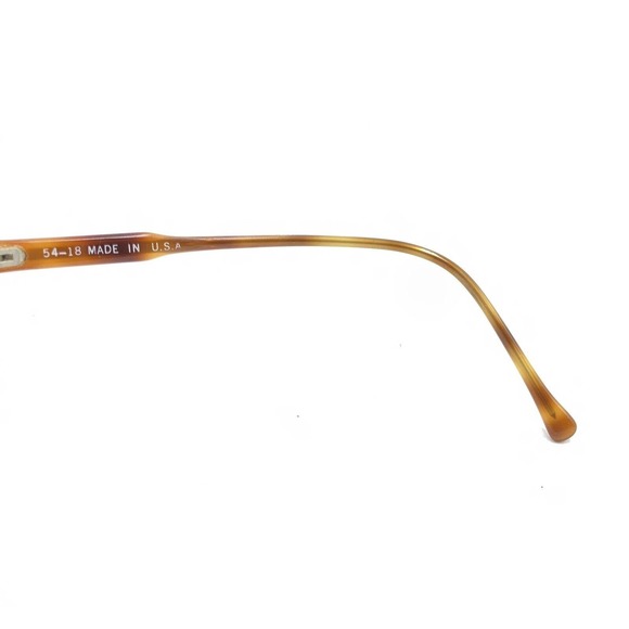 Al Lee Opt Tortoise Brown Oversize Eyeglasses Frames 54-18 140 USA Designer - Picture 9 of 12